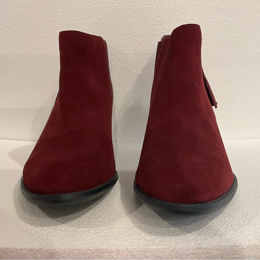 Anne Klein Java Snake Vionic Burgundy Suede Snake… - image 7